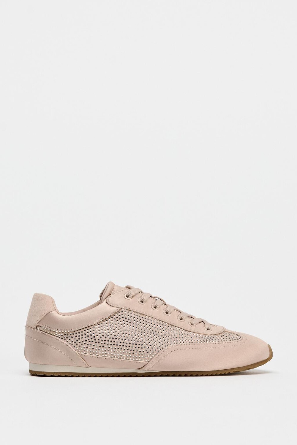 

Кроссовки со стразами ZARA, розовый