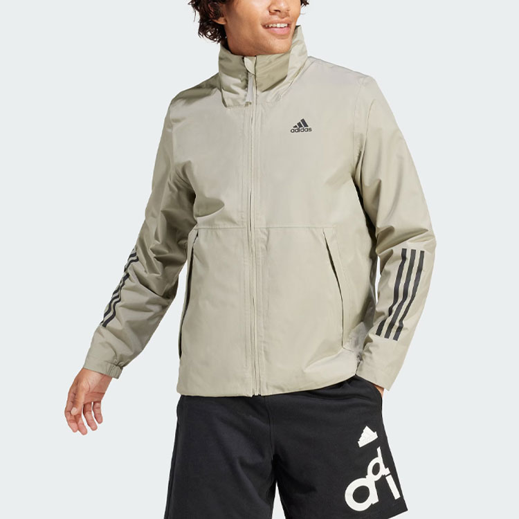 Курка Adidas 3 Stripes Men's Pebble Silver Gray — фото 4