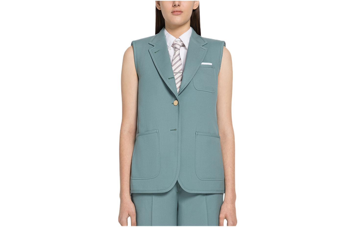 

THOM BROWNE Женский синий деловой костюм, Blue