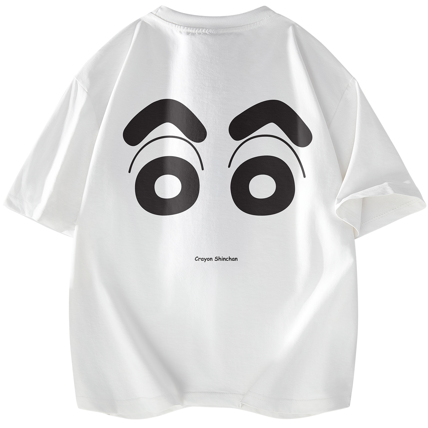 

Футболка с коротким рукавом Unisex Crayon Shinchan, белая [Baby's Breath Upgraded]