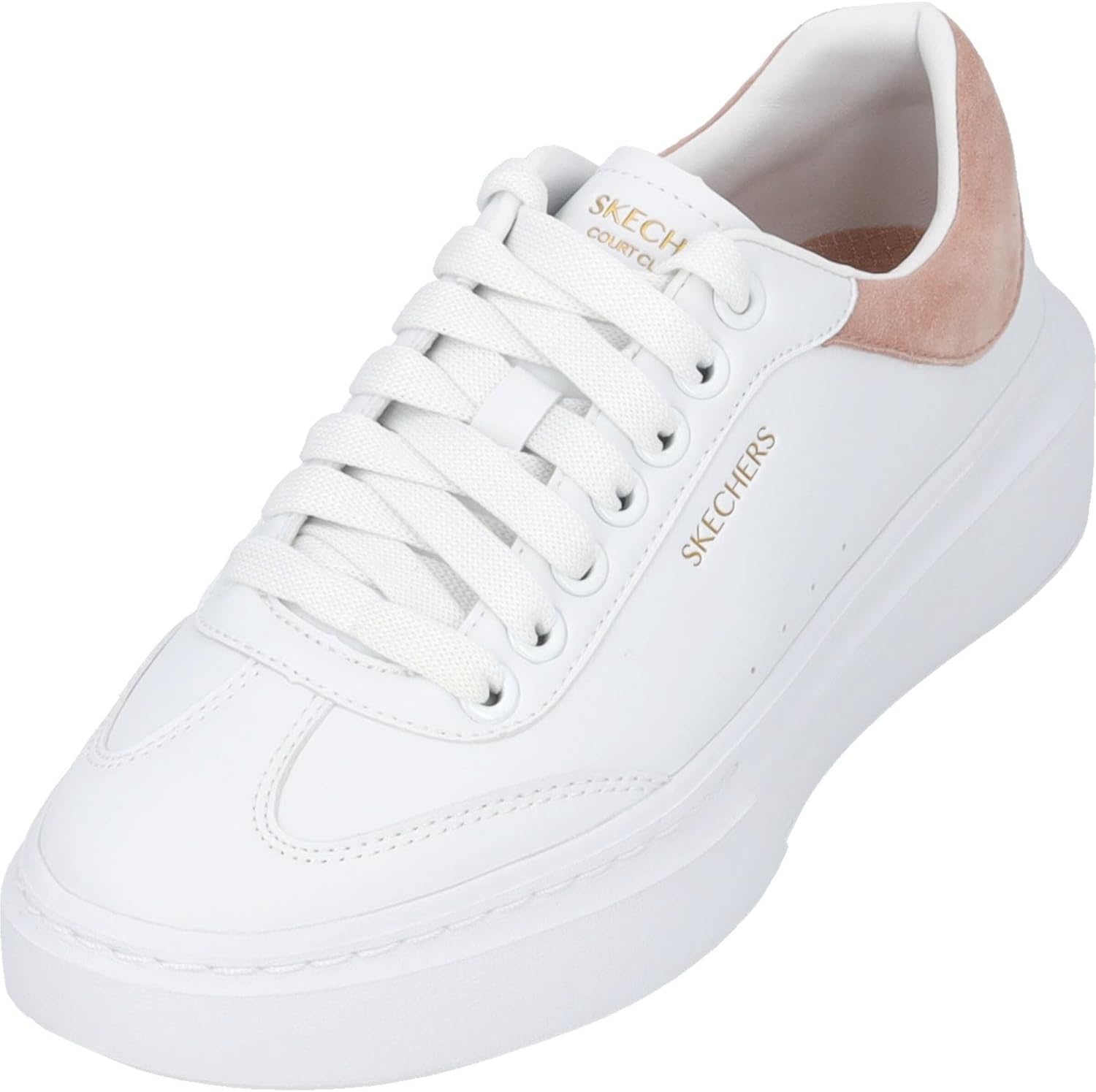 

Мужские кроссовки Skechers Court Classics Cordova Best Behavio, белый/розовый
