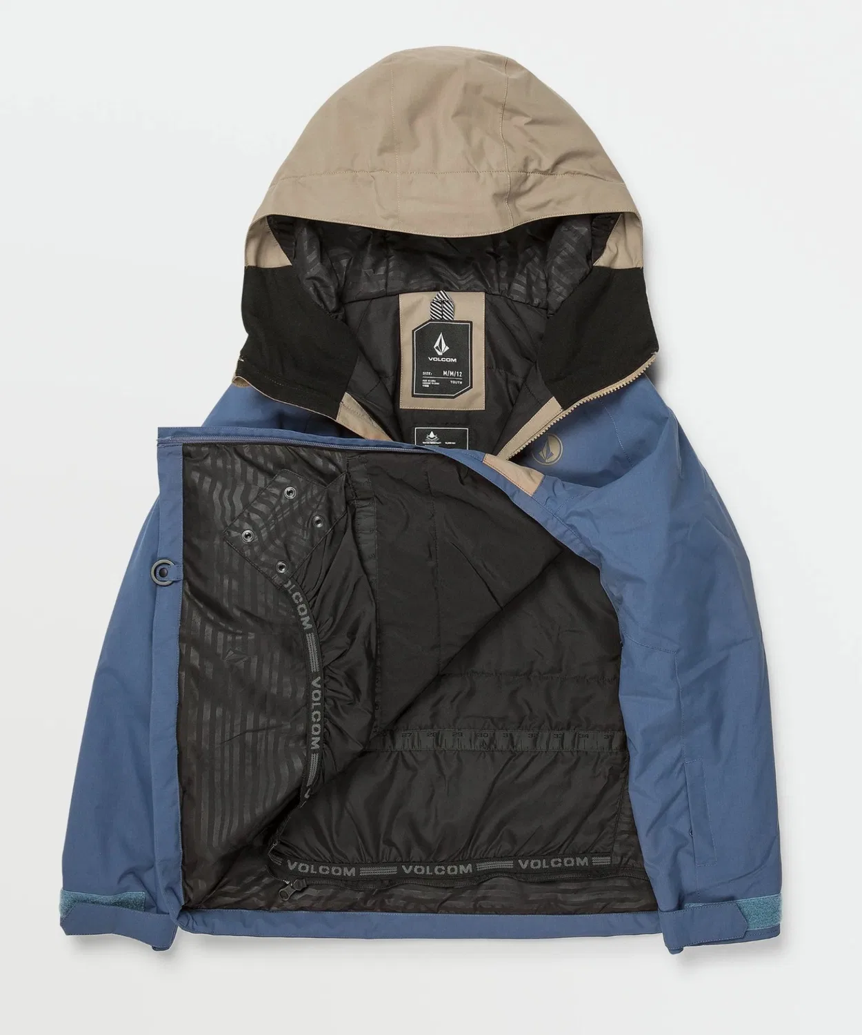 Пуловер для сноуборда детский VOLCOM Sluff Insulated Pullover утеплённый тёмно-синий — фото 2