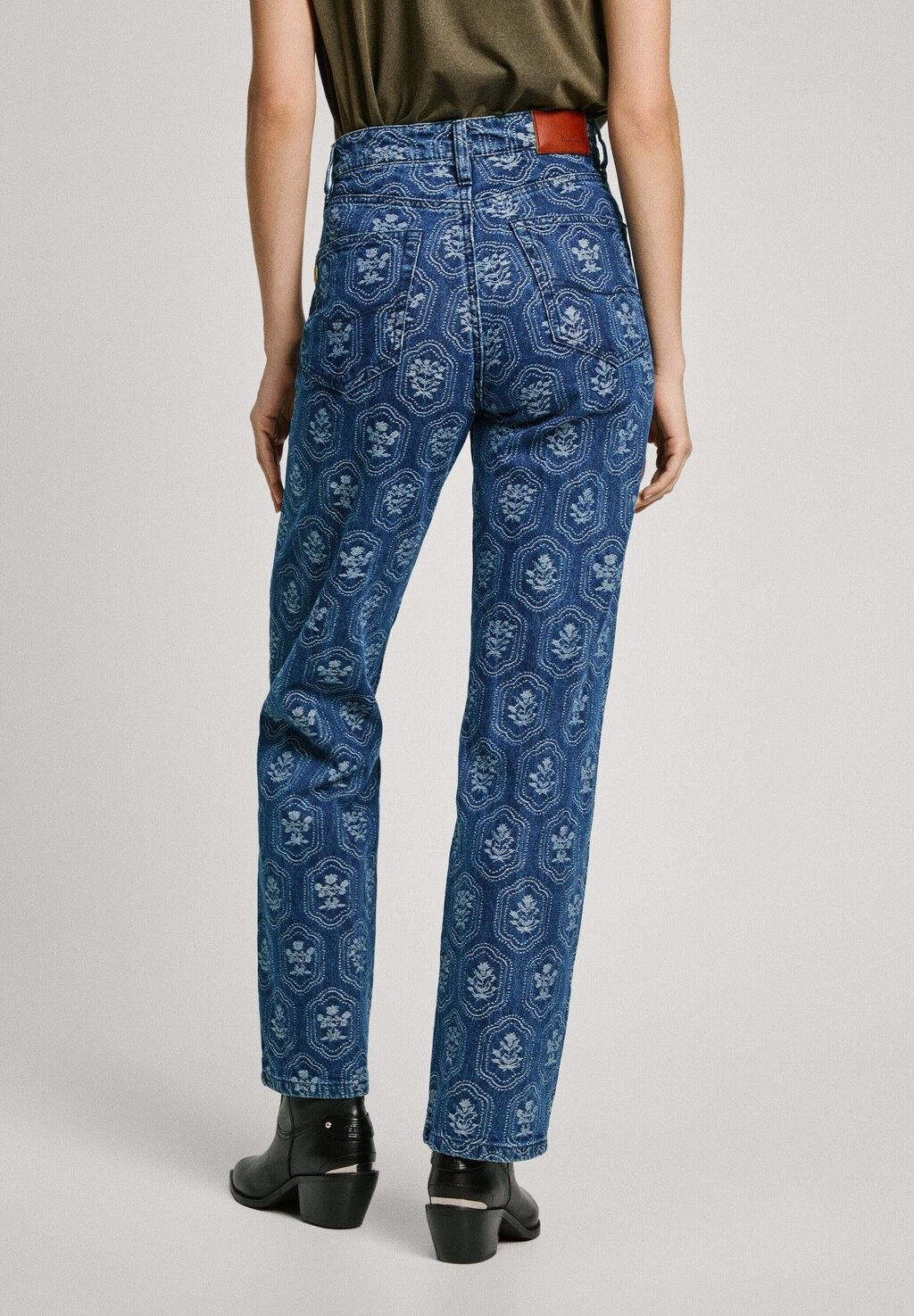 

Джинсы прямого кроя Pepe Jeans, синий деним