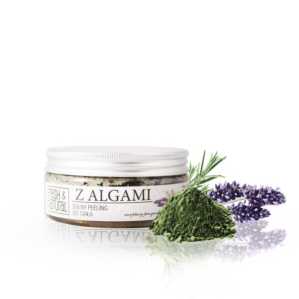 

Скраб для тела с водорослями и солью, 250 г Fresh & Natural