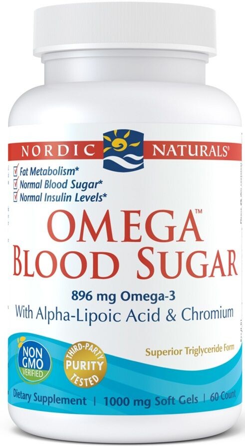 

Nordic Naturals Omega Blood Sugar 896 Mg добавки с омега-3 жирными кислотами, 60 шт.