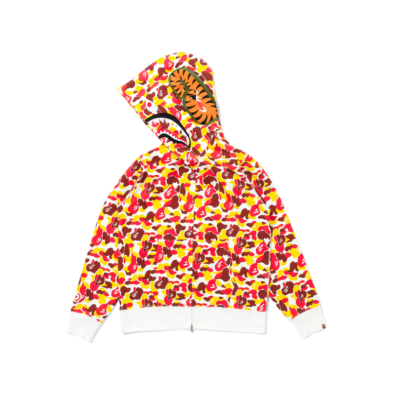 Толстовка BAPE STORE PACK FW25 Unisex A BATHING APE, красный & желтый — фото 4