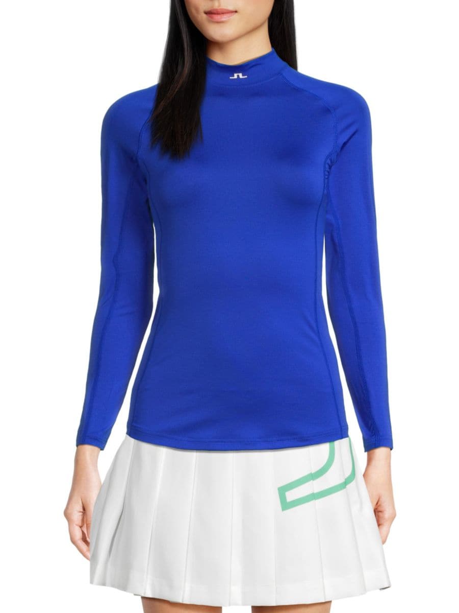 

Мягкий компрессионный топ Asa с рукавом реглан J.Lindeberg, цвет Club Blue