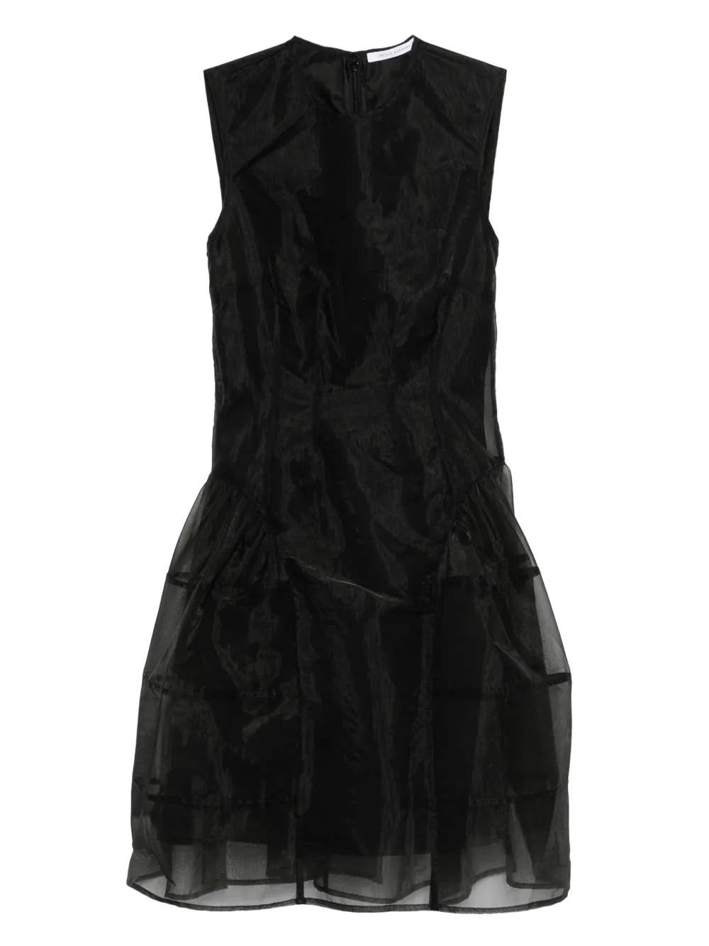 

Мини-платье с круглым вырезом Cecilie Bahnsen, черный