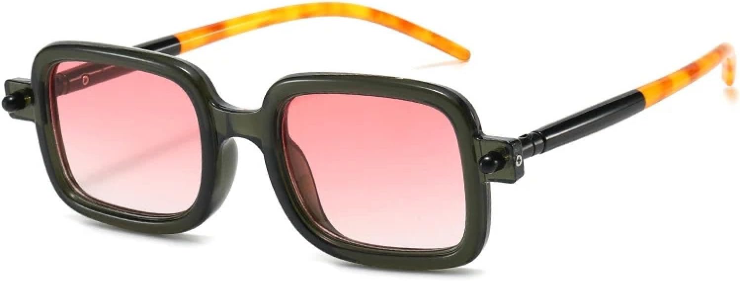 

Солнцезащитные очки с защитой от УФ-излучения UV400 для женщин и мужчин | Shades Rivets Punk Clear Gradient | для занятий спортом на открытом воздухе DSVIGF, Grey Pink