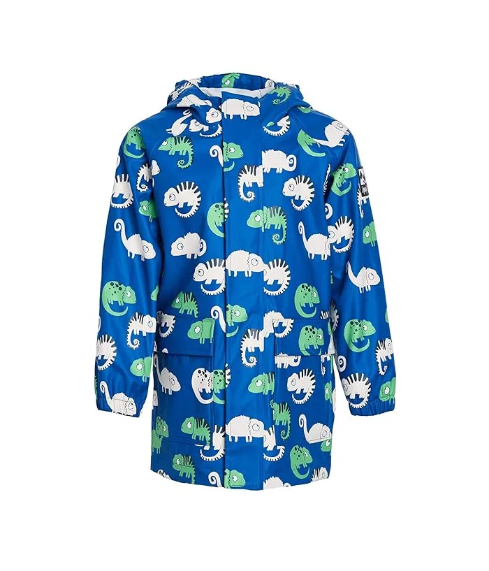 Дождевик с эффектом хамелеона Deux par Deux, Blue Chameleon Print