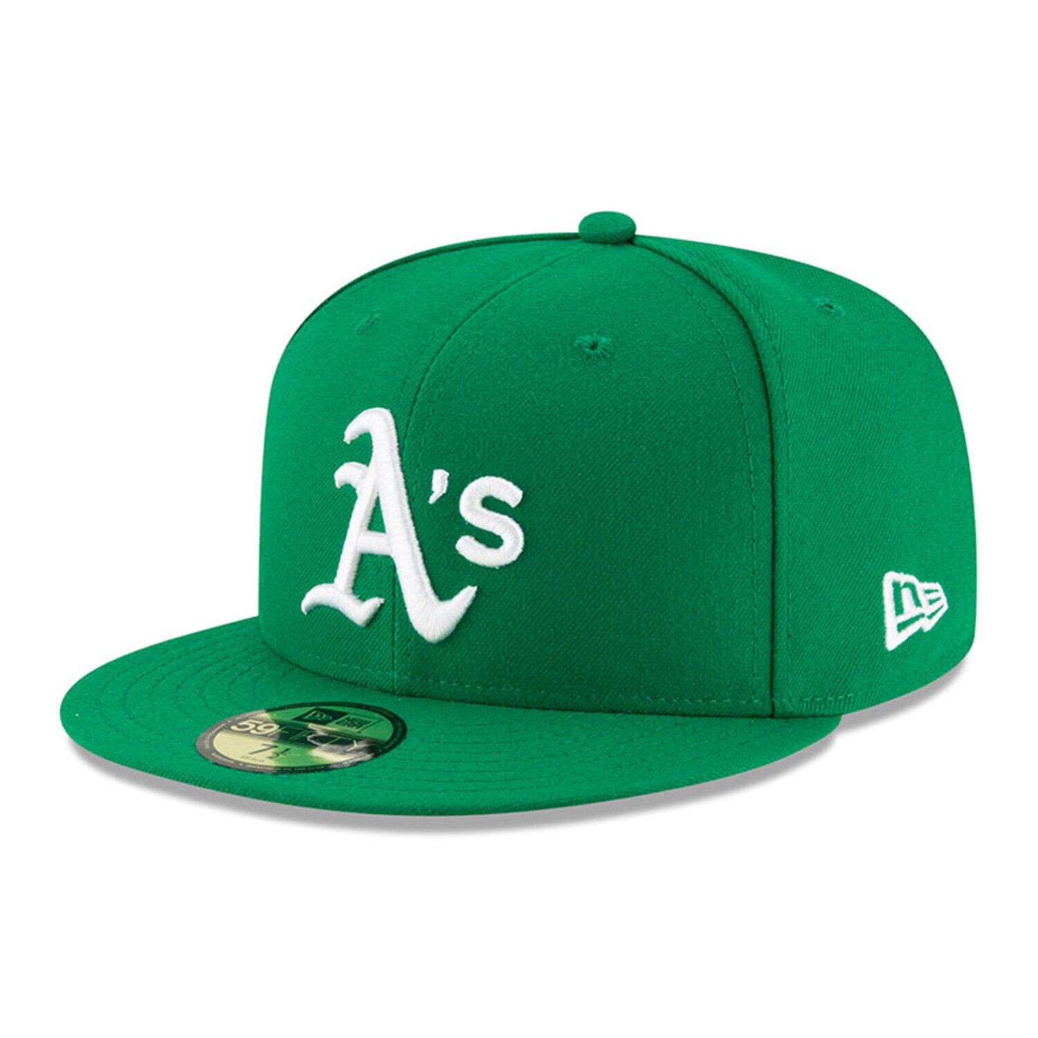 

Мужская облегающая кепка New Era Green Oakland Athletics Alt Authentic Collection On-Field 59FIFTY