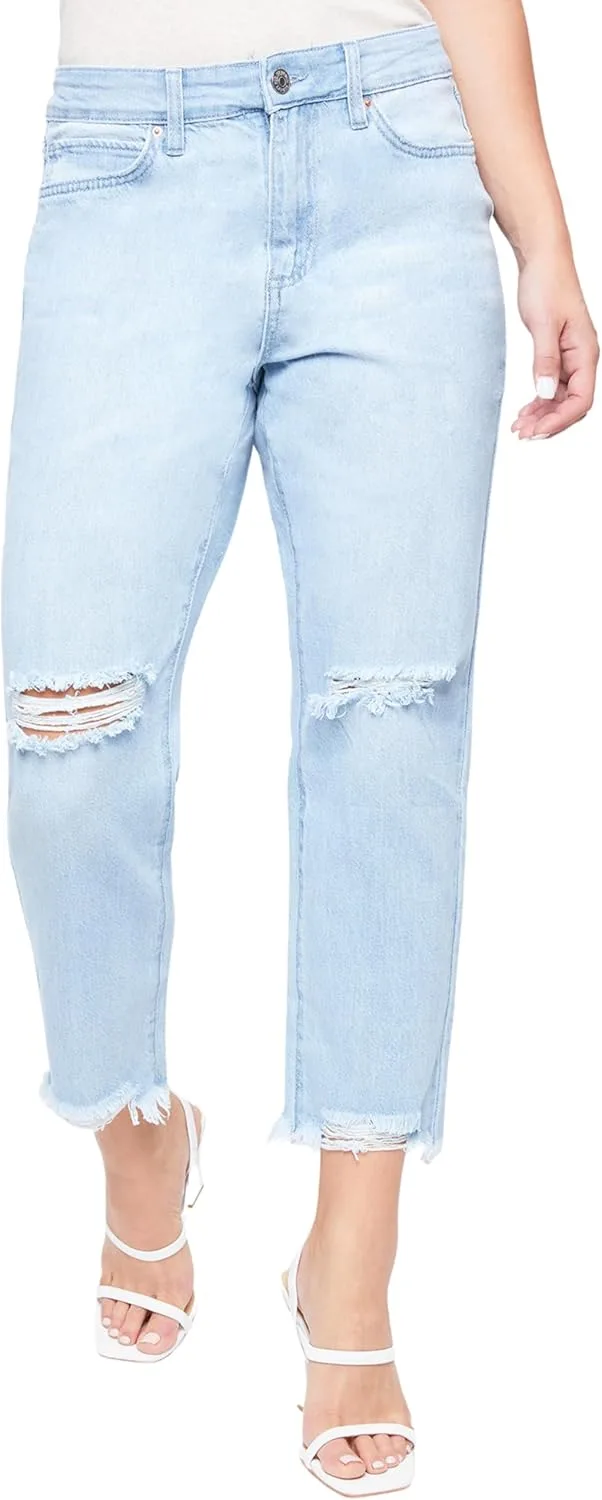 

Royalty For Me женские джинсы Mom Fit с комфортной высокой талией и прямым кроем