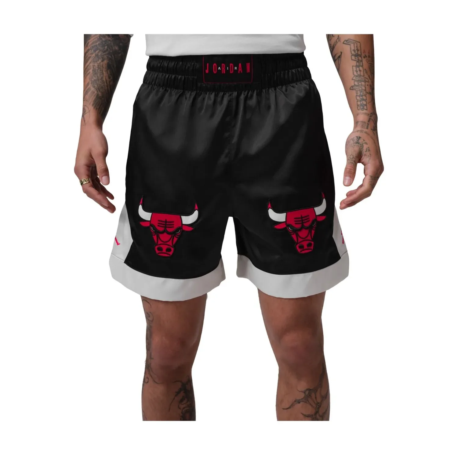 Шорты для тайского бокса Air Jordan Flight 'Black Sail University Red'