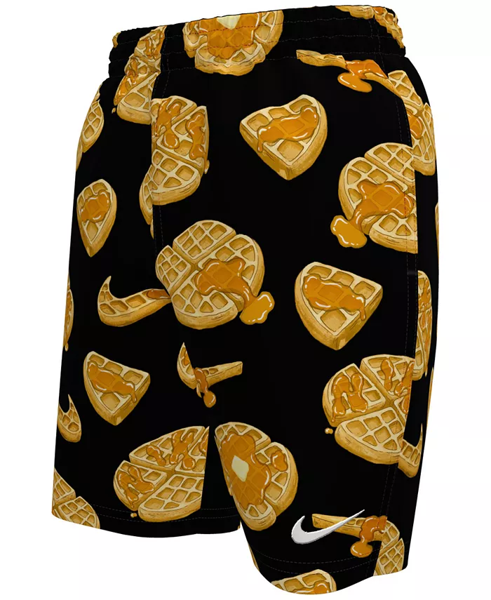 

Большие плавки для мальчиков 7" Tossed Waffle Volley Nike, черный