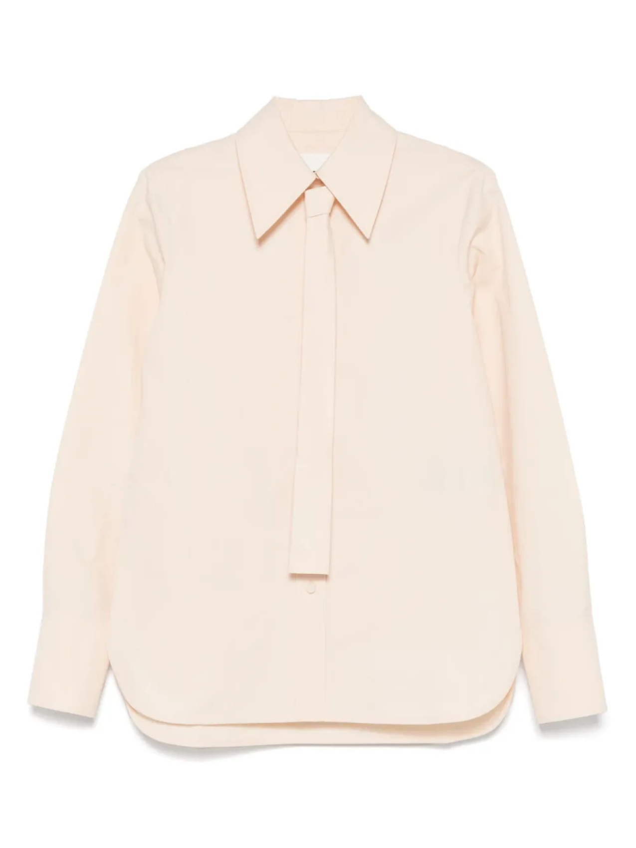 

Рубашка с завязкой Jil Sander, оранжевый