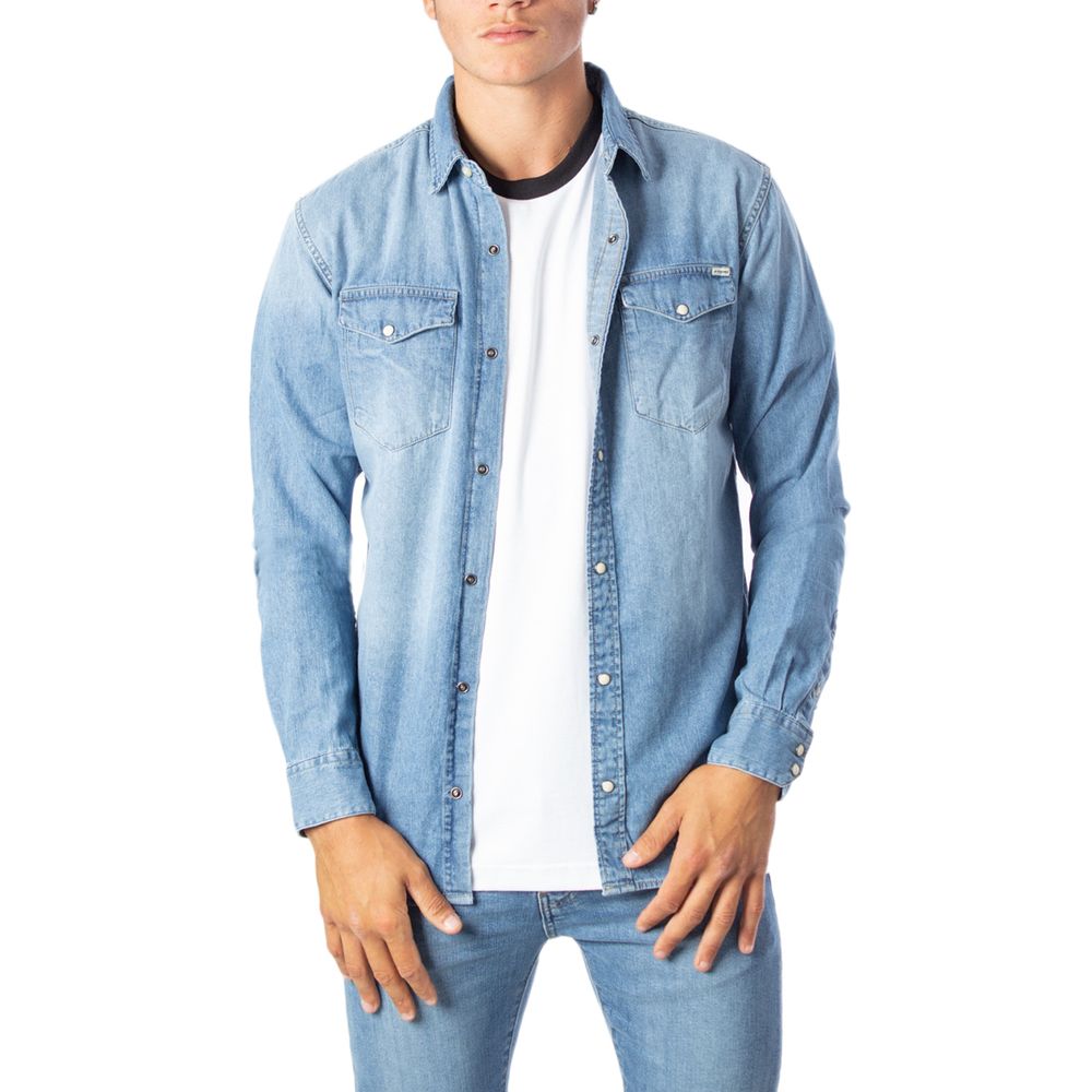 

Рубашка из синих джинсов Jack & Jones