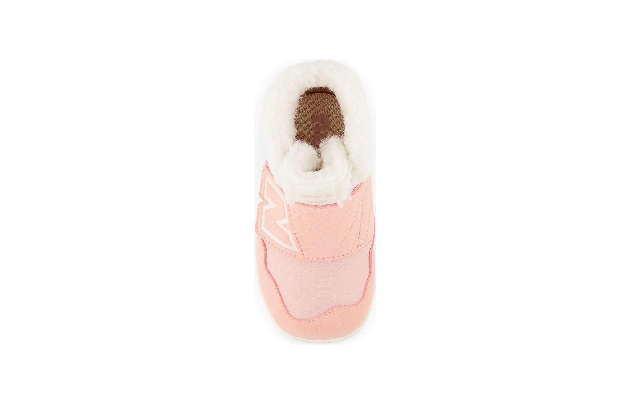 Износостойкие термостойкие полувысокие детские туфли для малышей розовые New Balance — фото 4