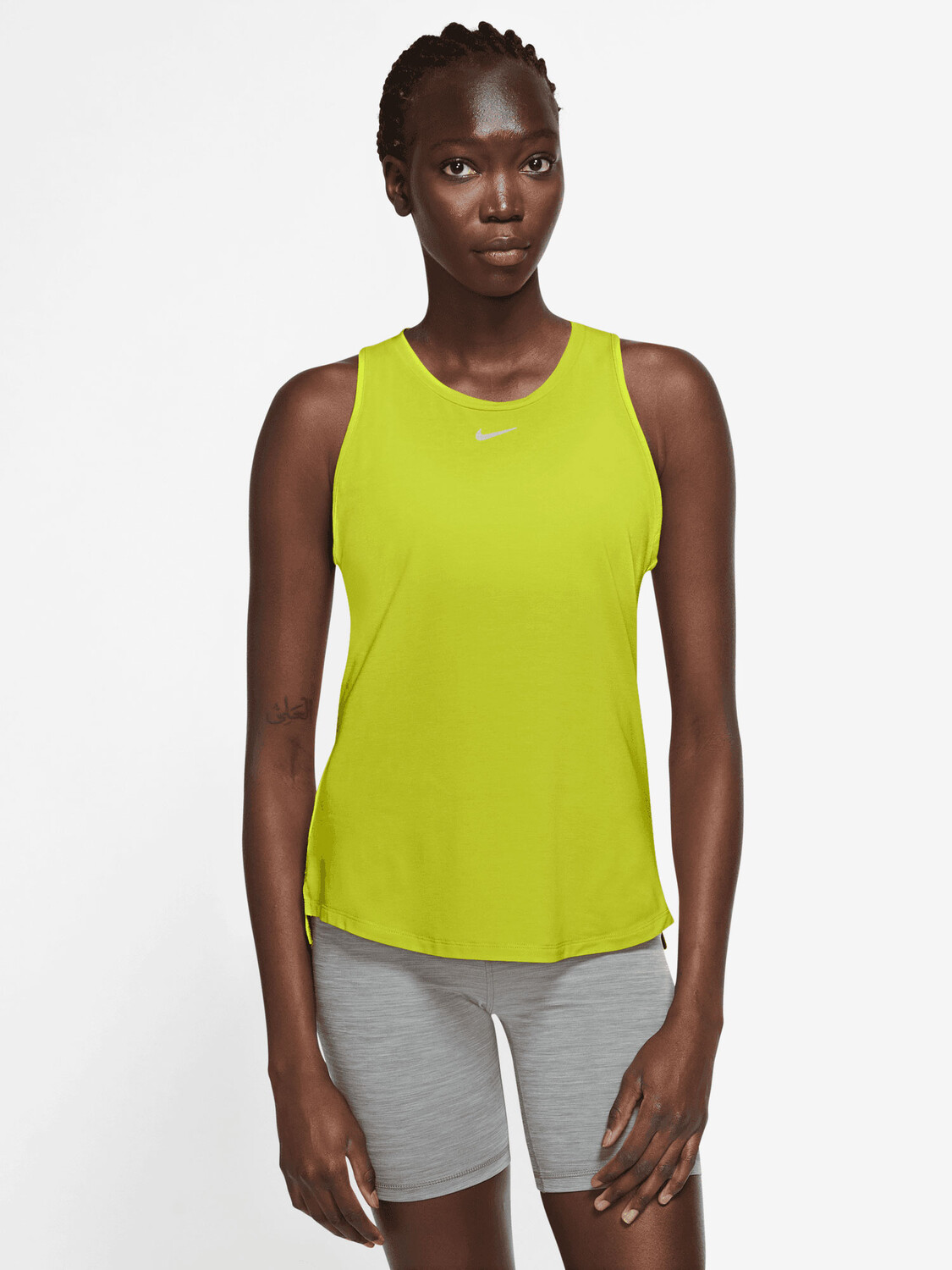 

Майка Nike W NK ONE LUXE DF STD, зеленый
