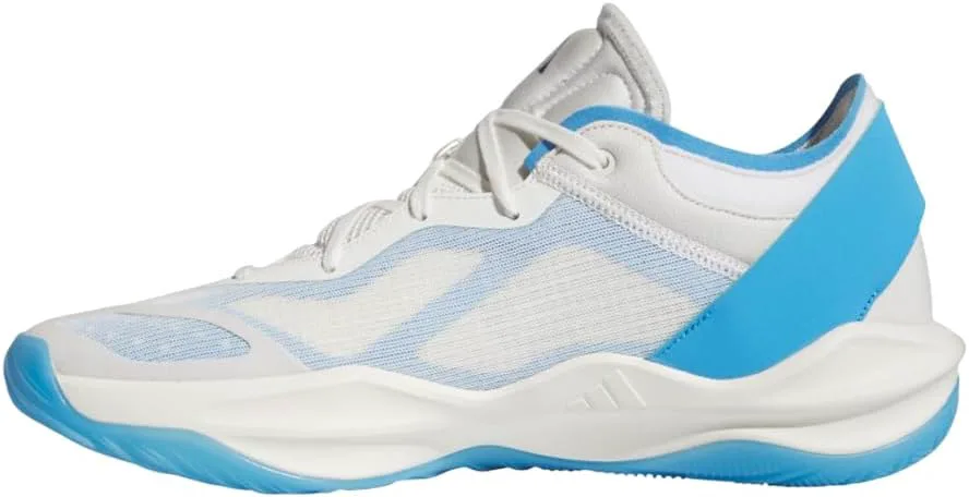 Мужские баскетбольные кроссовки Adidas Adizero Select 2.0 - желтые, белый/черный/синий — фото 2