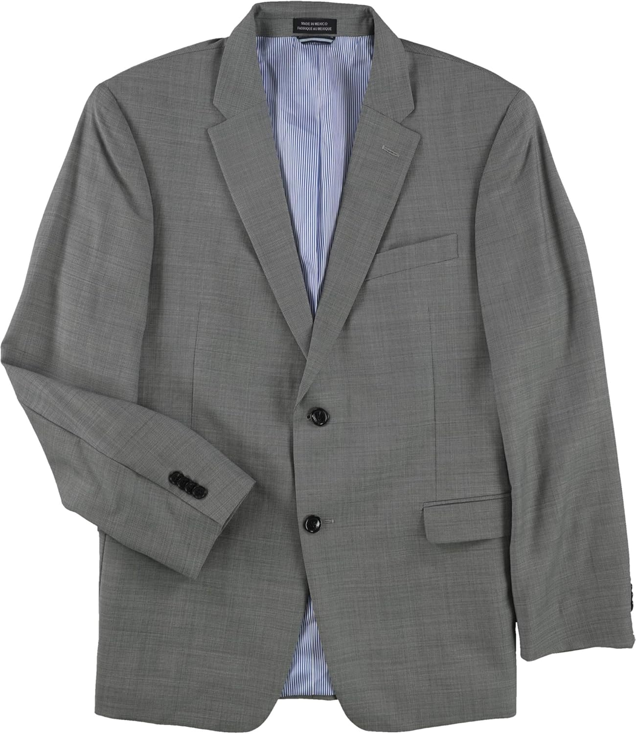 

Мужской пиджак Tommy Hilfiger с двумя пуговицами и боковыми разрезами, Gray