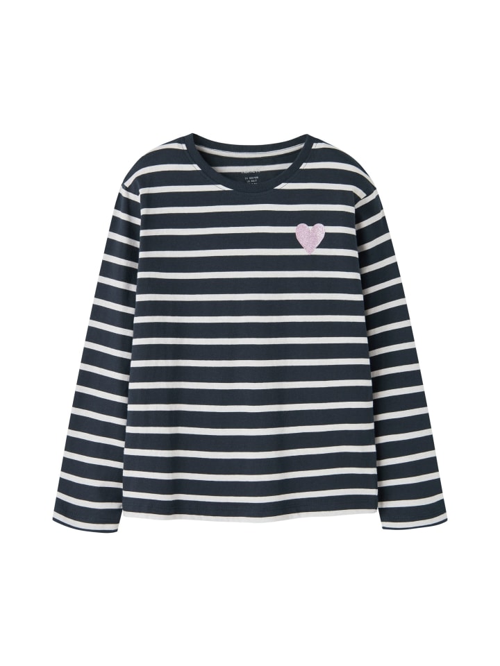 

Name it Футболка с длинными рукавами и блестящим сердцем NKFTENISA в знак приветствия