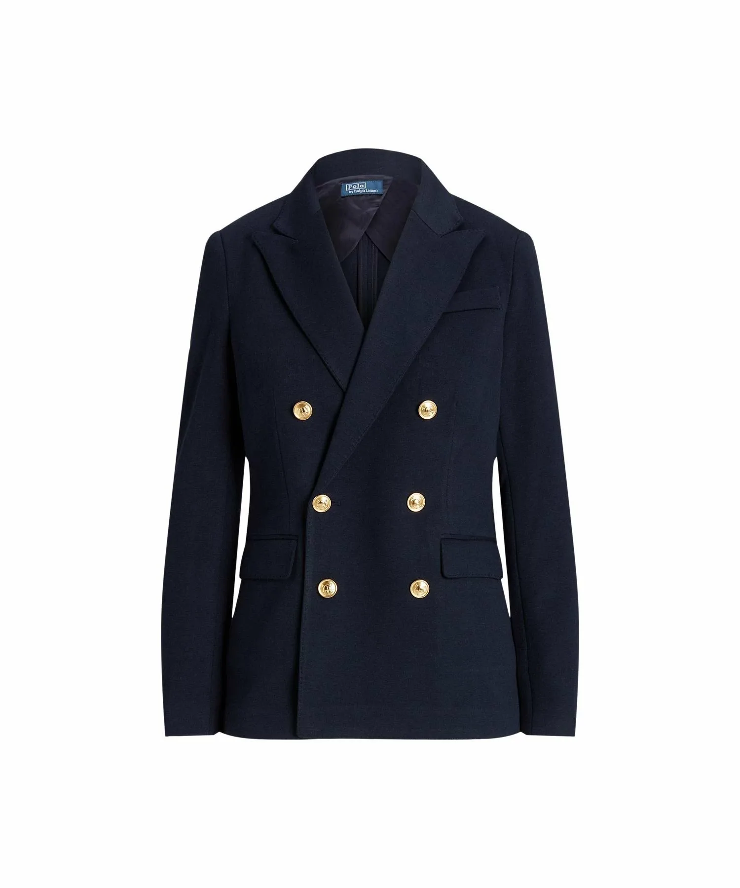 Вязаный двубортный блейзер Polo Ralph Lauren, 410 Navy — фото 2