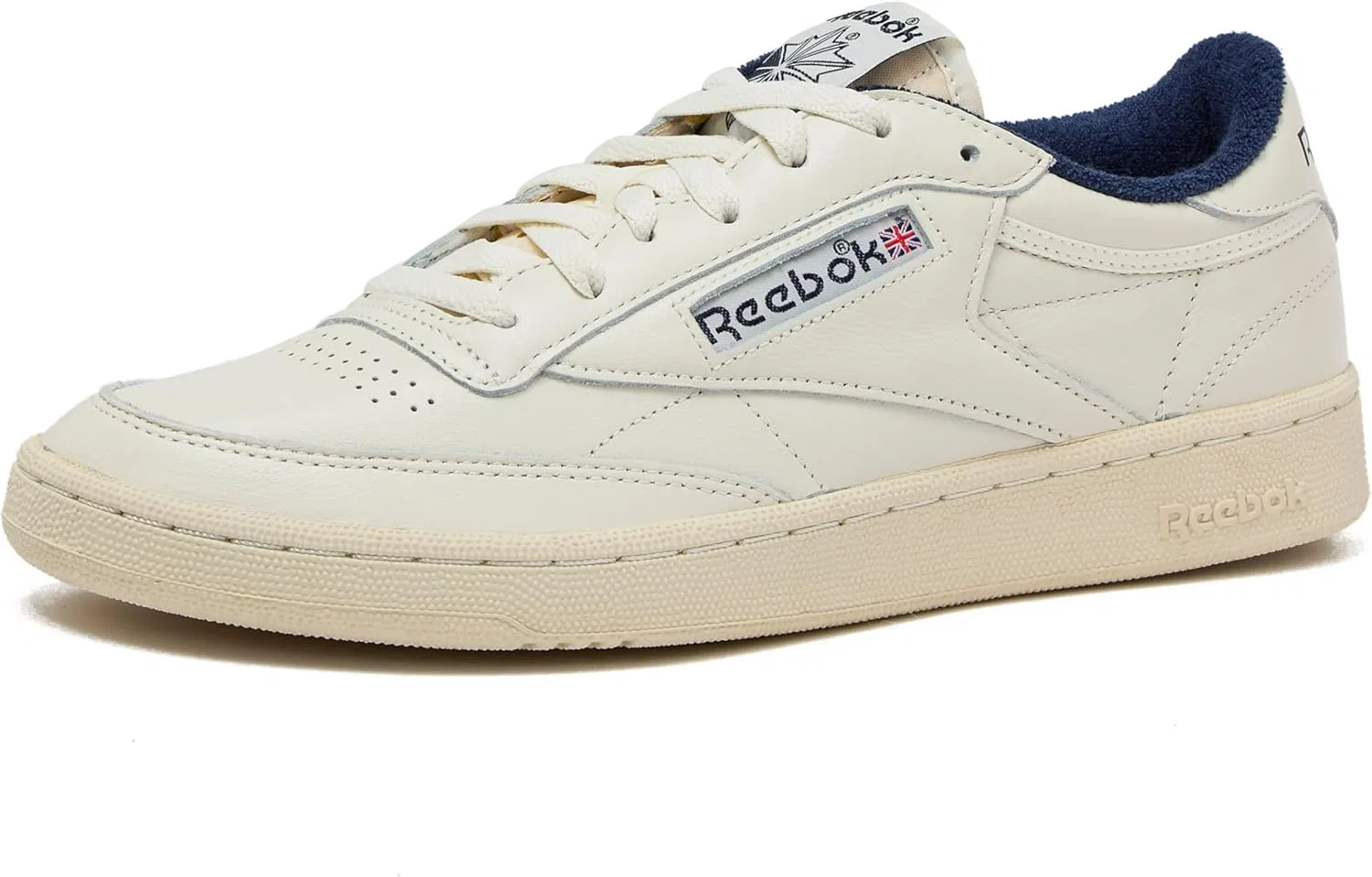 Reebok Мужские кроссовки Club C 85 VintageSneaker, White Chalk Vector Blue