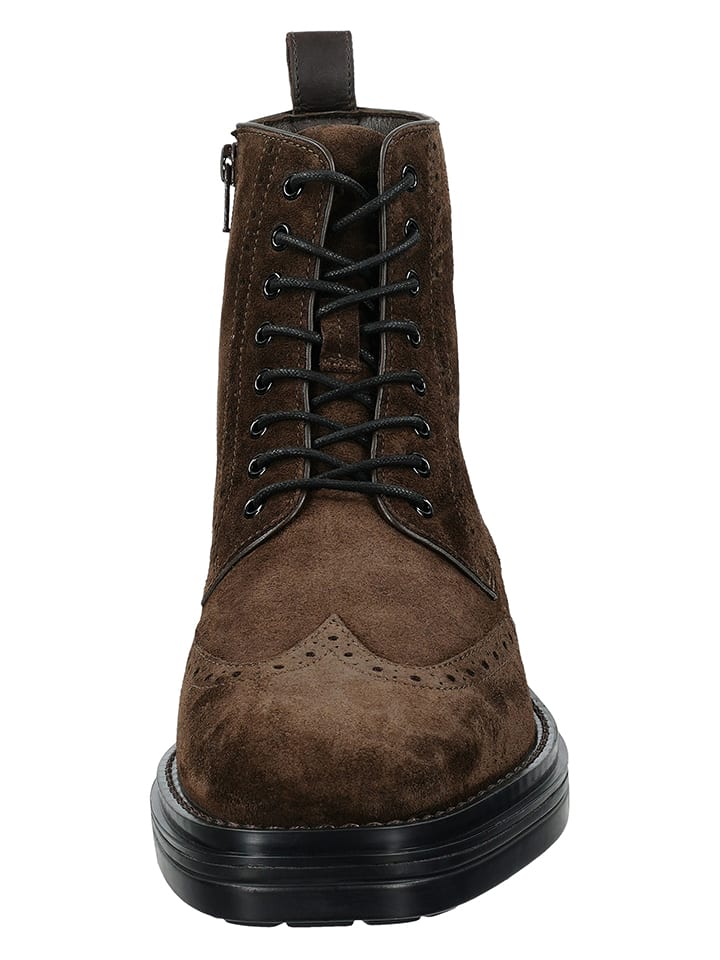 GANT Footwear Кожаные сапоги "Боггар" коричневого цвета — фото 2
