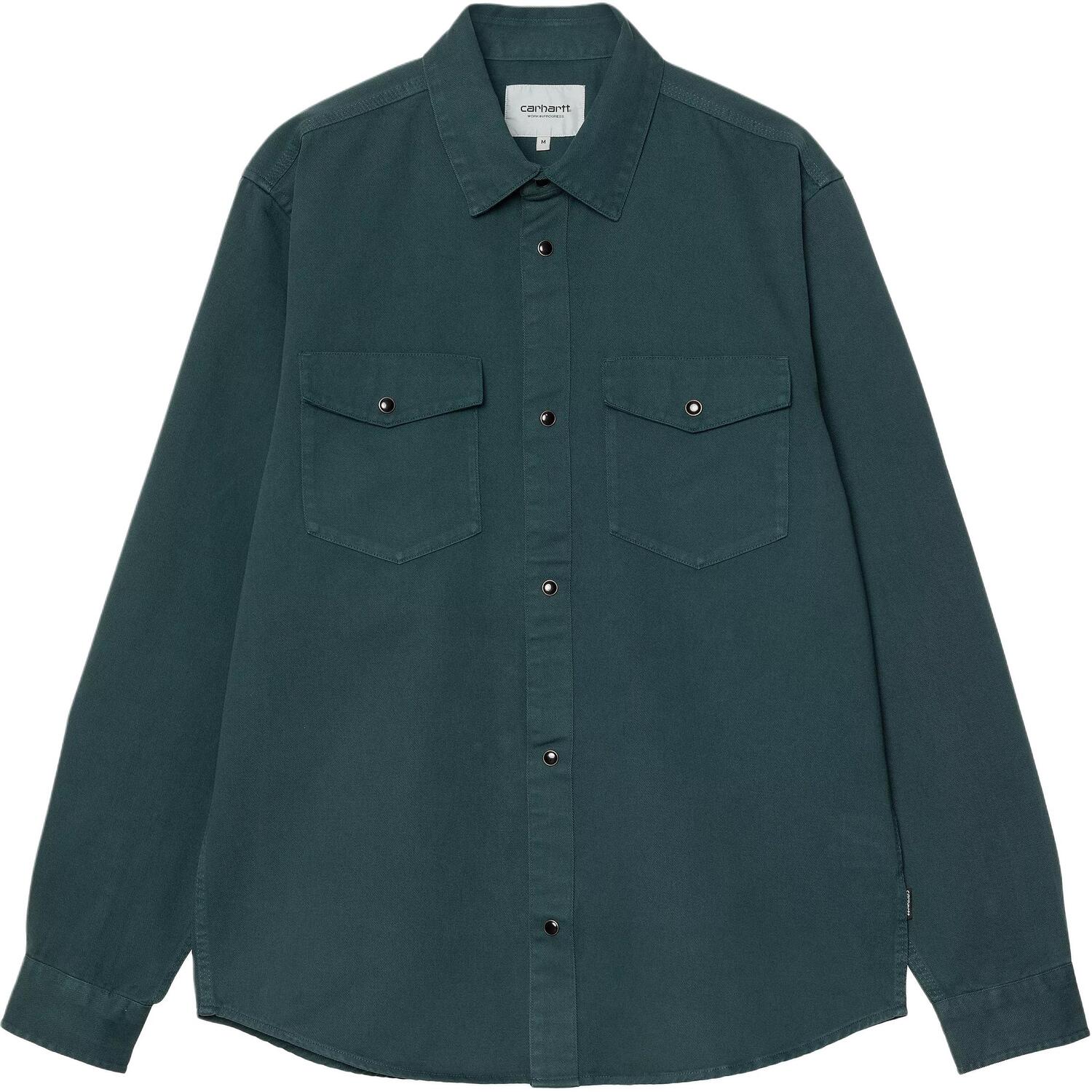 

Длинная рубашка с двумя карманами Carhartt WIP, зеленый