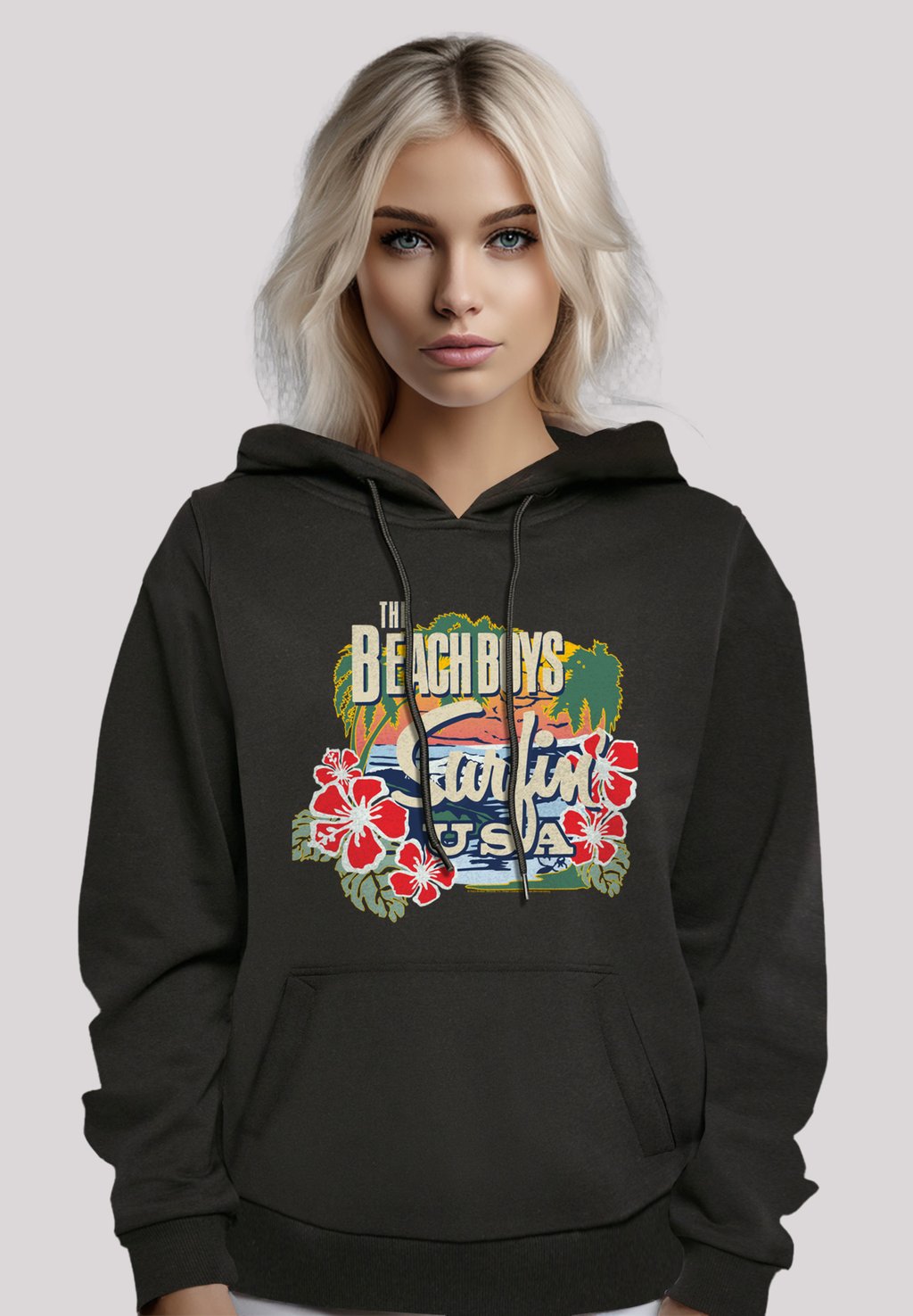 

Толстовка THE BEACH BOYS MUSIK BAND TROPICAL - Hoodie F4NT4STIC, черный