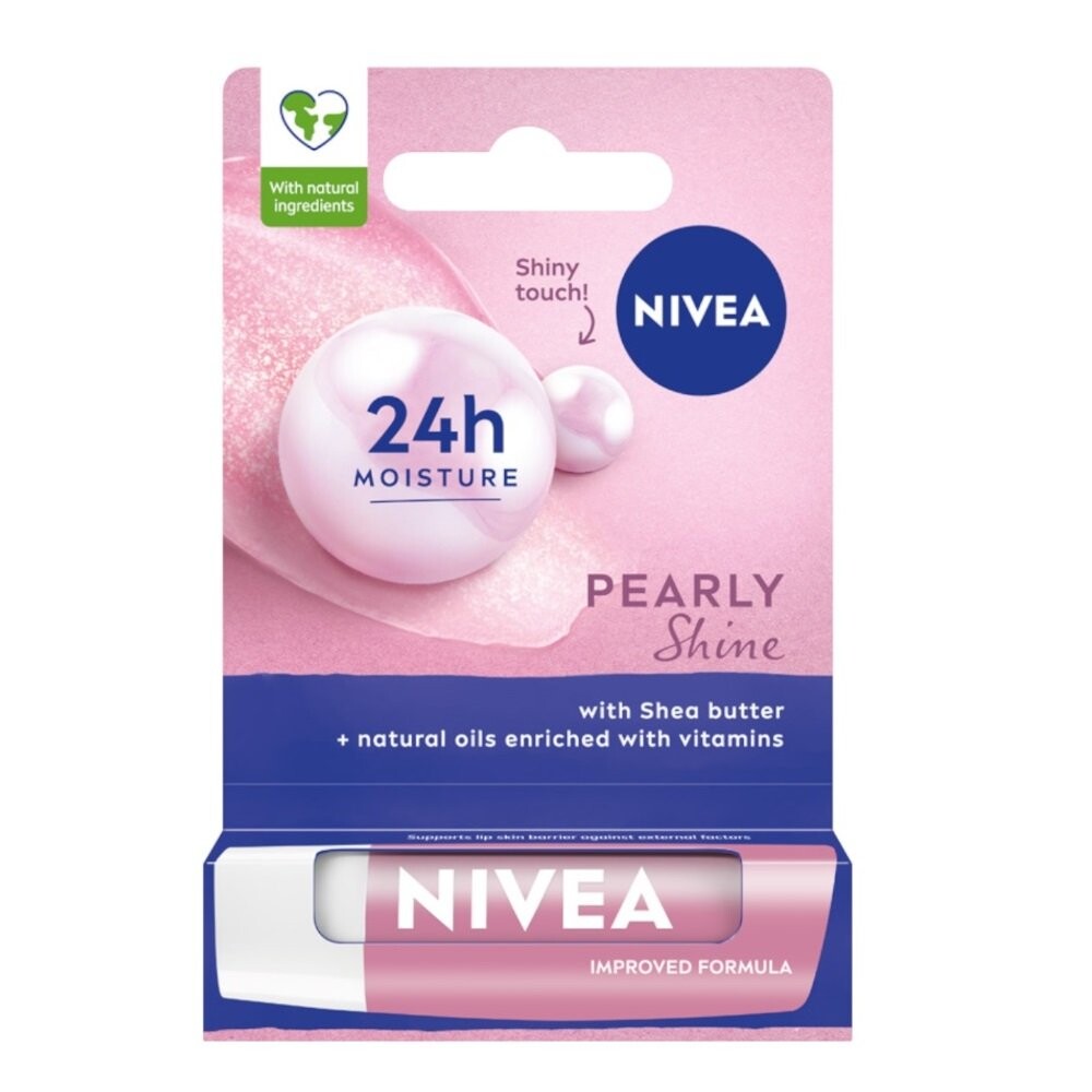 

Nivea, Питательная губная помада, жемчужное сияние, 4,8 г