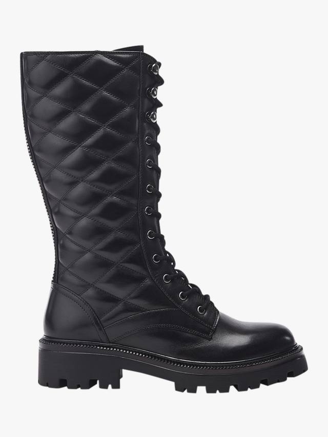 Кожаные сапоги Roux из телячьей кожи Moda in Pelle, Black