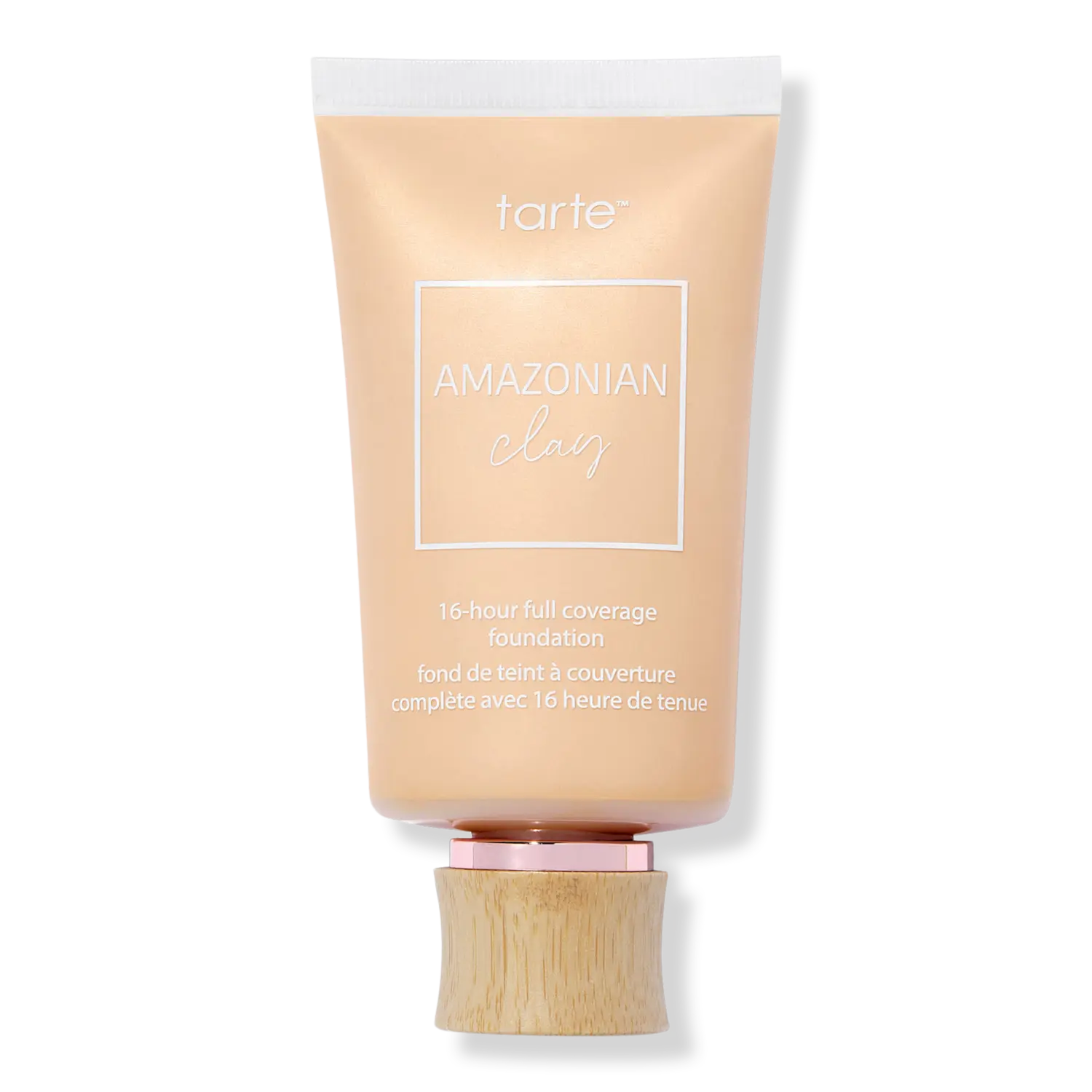 

Тональный крем с амазонской глиной, обеспечивающий 16-часовое покрытие. Tarte, 22S Light Sand (light skin with warm, golden undertones)