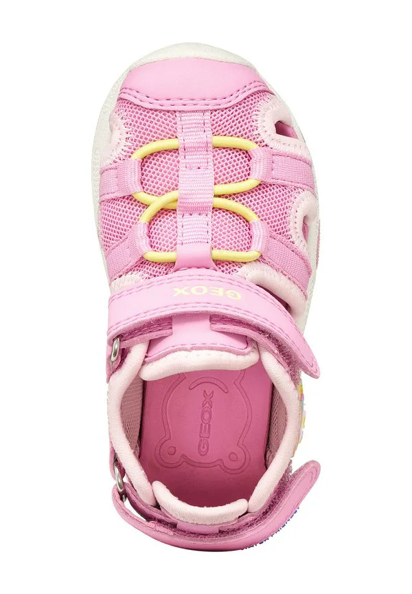 Многофункциональные треккинговые сандалии Geox, Dark Pink Light Yellow — фото 3