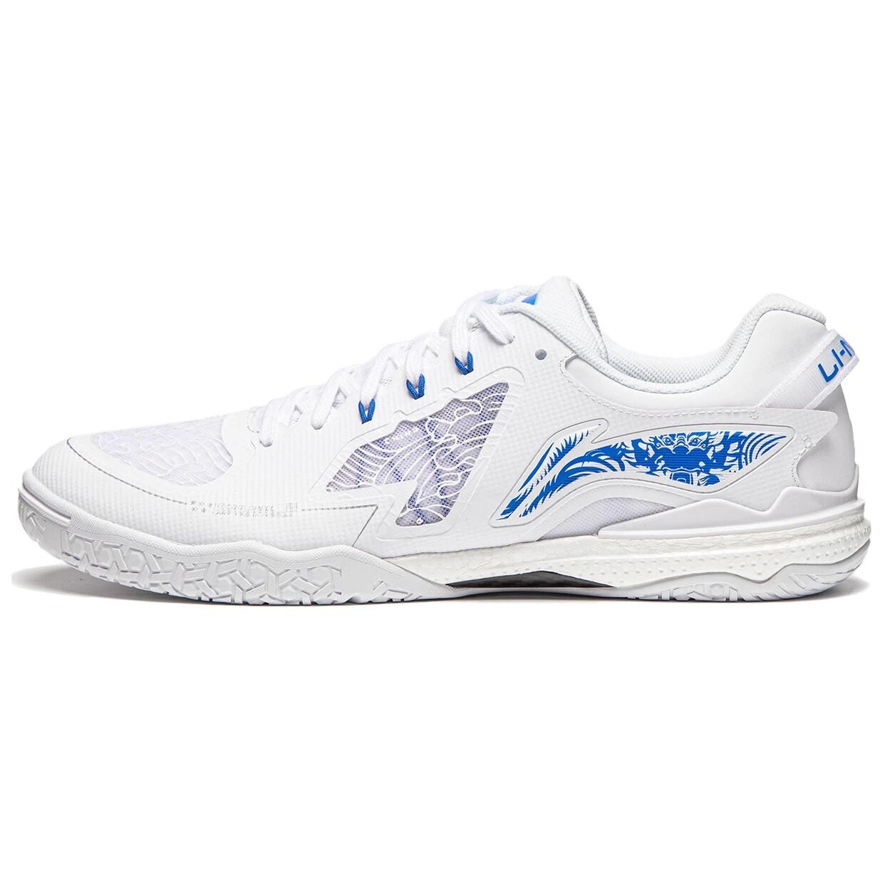 

Кроссовки LINING Training Shoes Unisex Low-top Standard White/bright Blue, синий