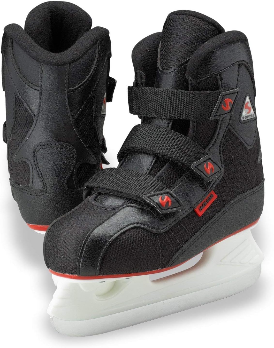 

Коньки Jackson Ultima Softec ST2407 Black Ice с хоккейным лезвием для детей, малышей и подростков, Черный, Коньки Jackson Ultima Softec ST2407 Black Ice с хоккейным лезвием для детей, малышей и подростков