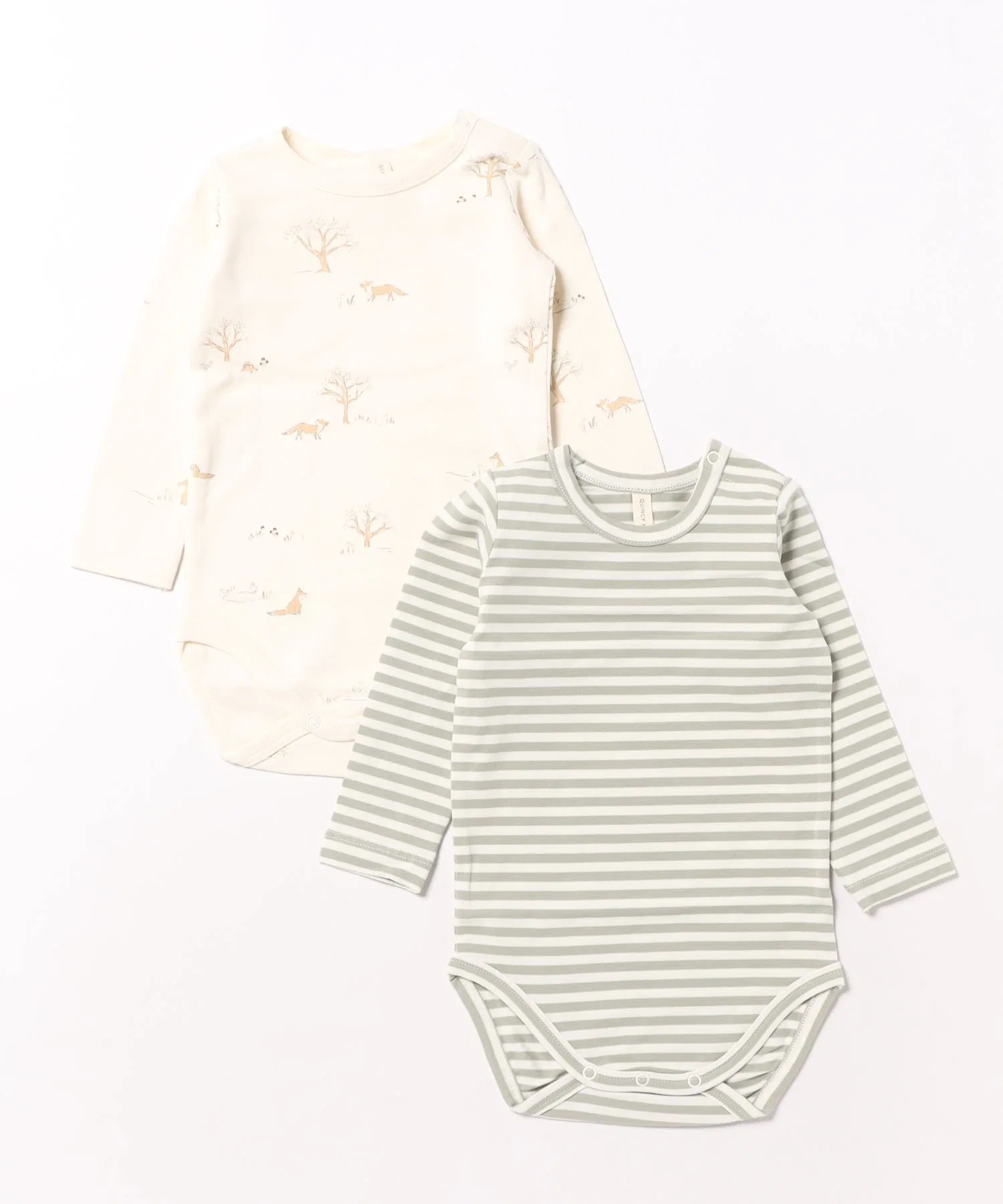 [Bs] [it] [Quincy Mae] 25AW / Трикотажный боди, 2 шт.