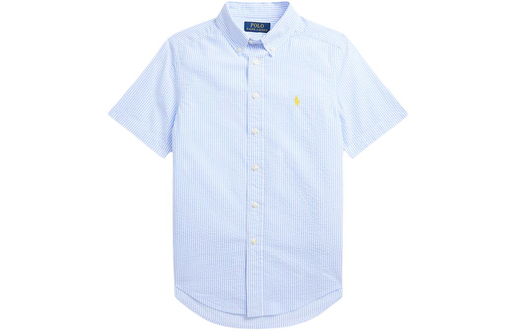 

Детская синяя футболка поло Ralph Lauren SS24