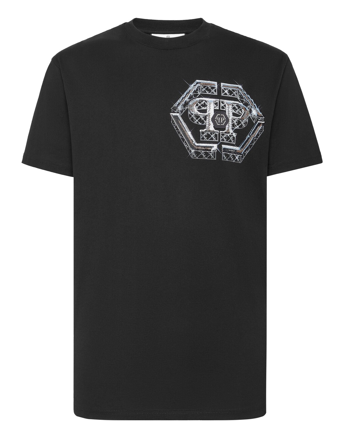 

Футболка с круглым вырезом SS Philipp Plein, черный