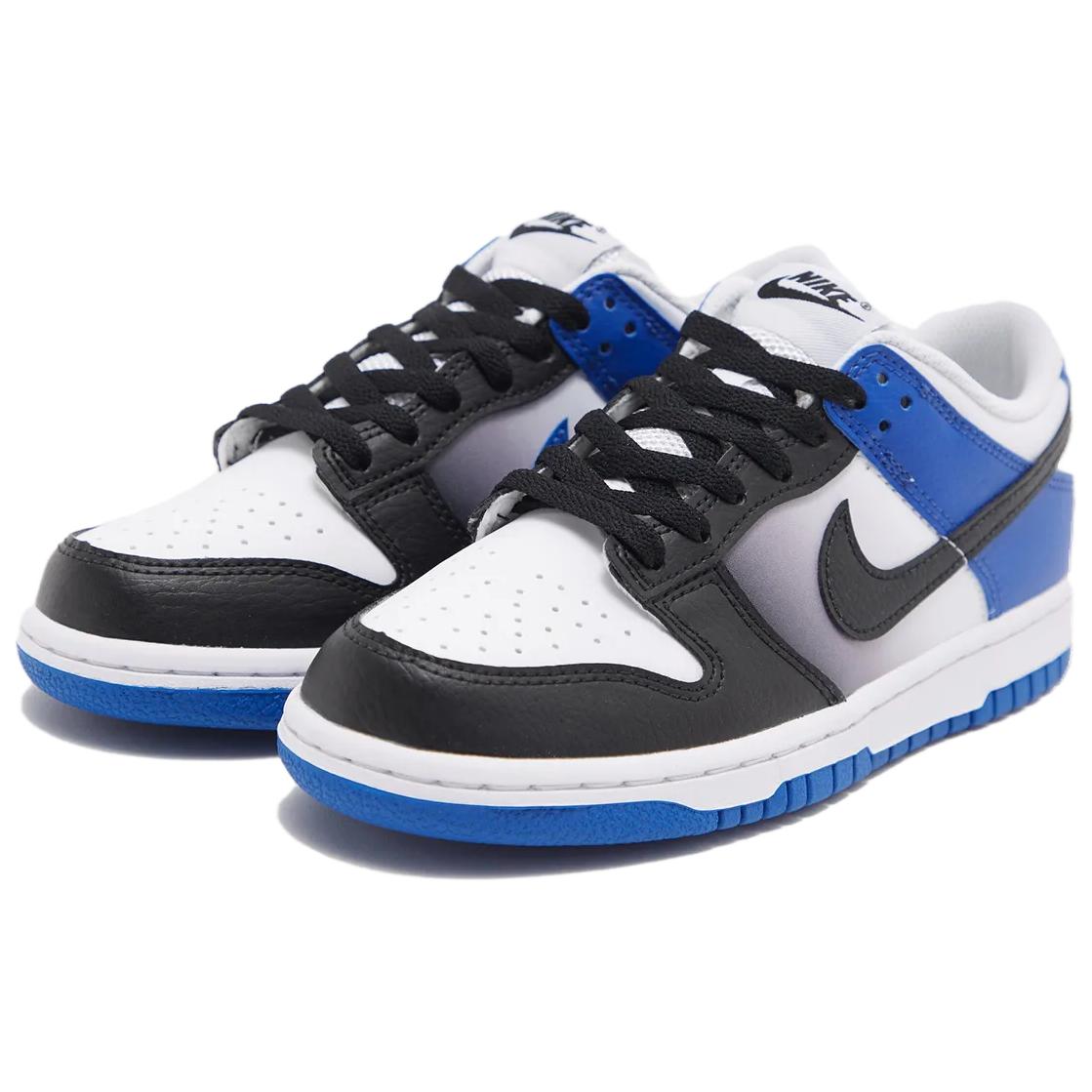 Dunk Low Game Royal White Black GS Nike, Синий Черный — фото 2