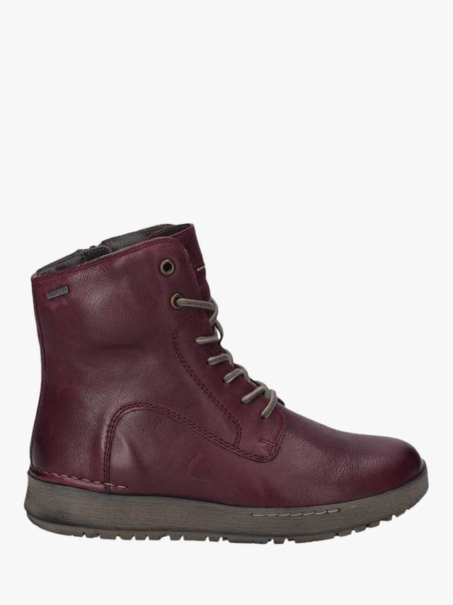Кожаные ботинки Anna 51 до щиколотки Josef Seibel, Plum