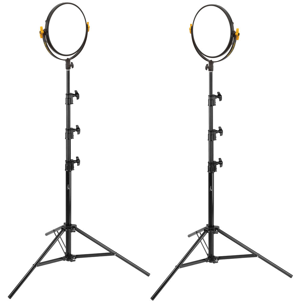 

Светодиодная панель Genaray Mini Moon 11" RGB (комплект из 2 ламп со стойками)