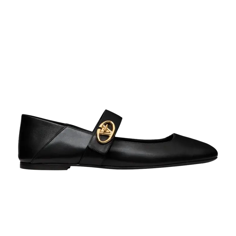 Кроссовки Valentino Garavani Wmns Vlogo Locker Mary Jane Ballerina 'Black', черный