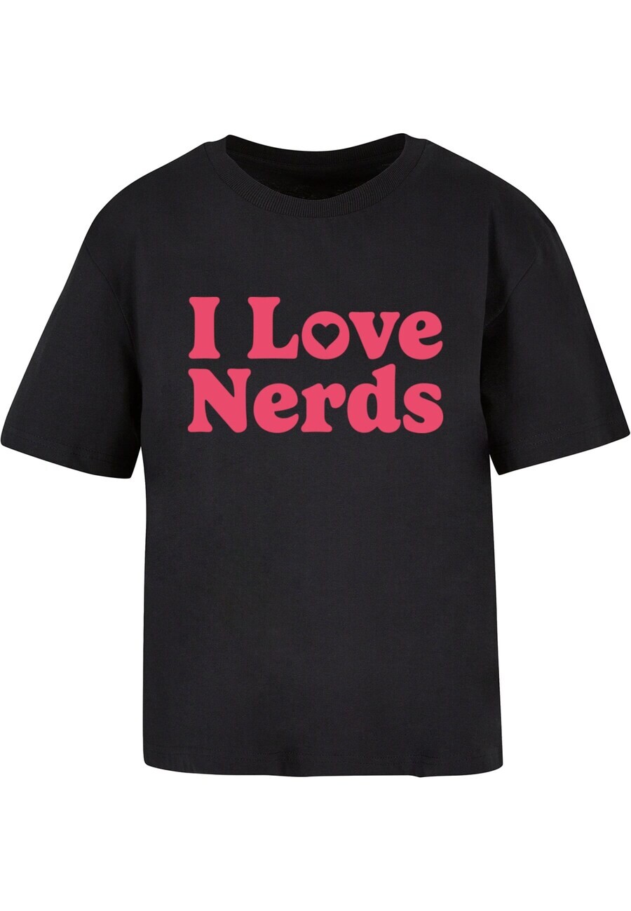 

Футболка Miss Tee Shirt I Love Nerds, черный