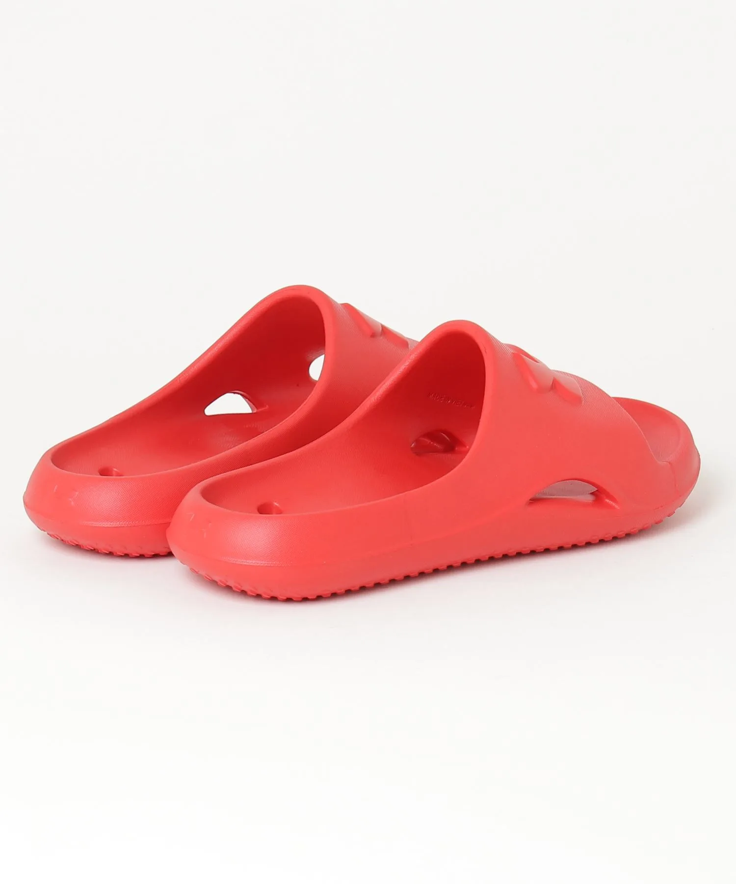Мужские сандалии из синтетической резины UNDER ARMOUR ROCKER 5 SLIDE красные — фото 2
