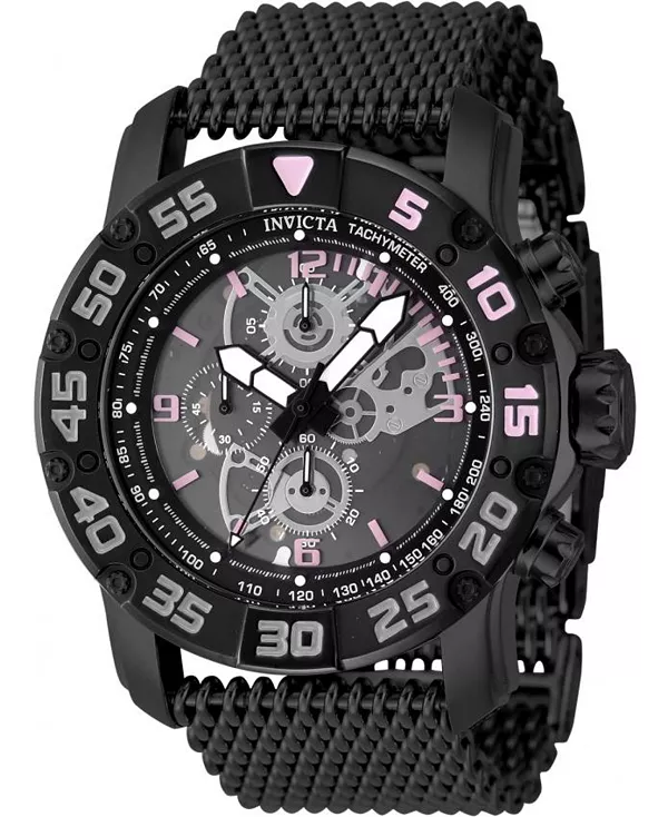 

Мужские гоночные кварцевые многофункциональные часы Invicta 48054 с черным циферблатом Invicta, black