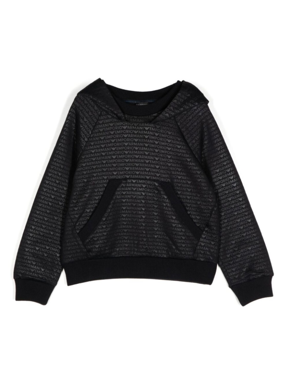 

Emporio Armani Kids толстовка с логотипом, черный