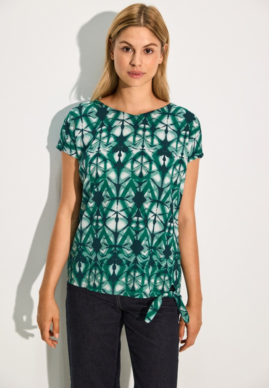 

Блуза Cecil, цвет Mottled Dark Green