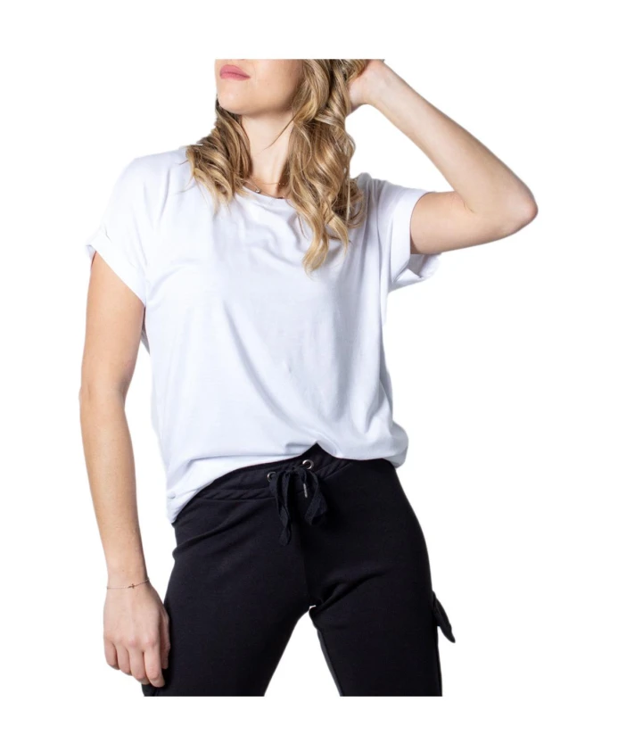 

Футболка свободного кроя с коротким рукавом Only, белый