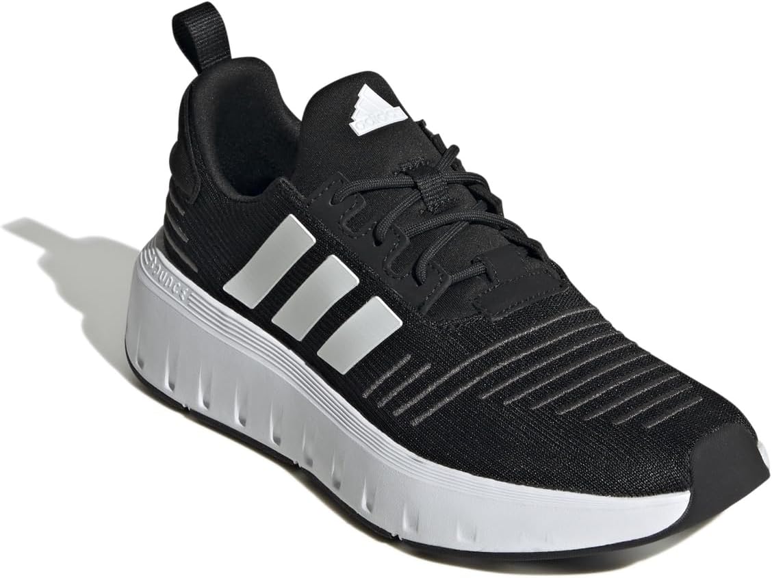 Детские кроссовки Adidas Swift Run 23 (унисекс), белый/черный/серый — фото 2